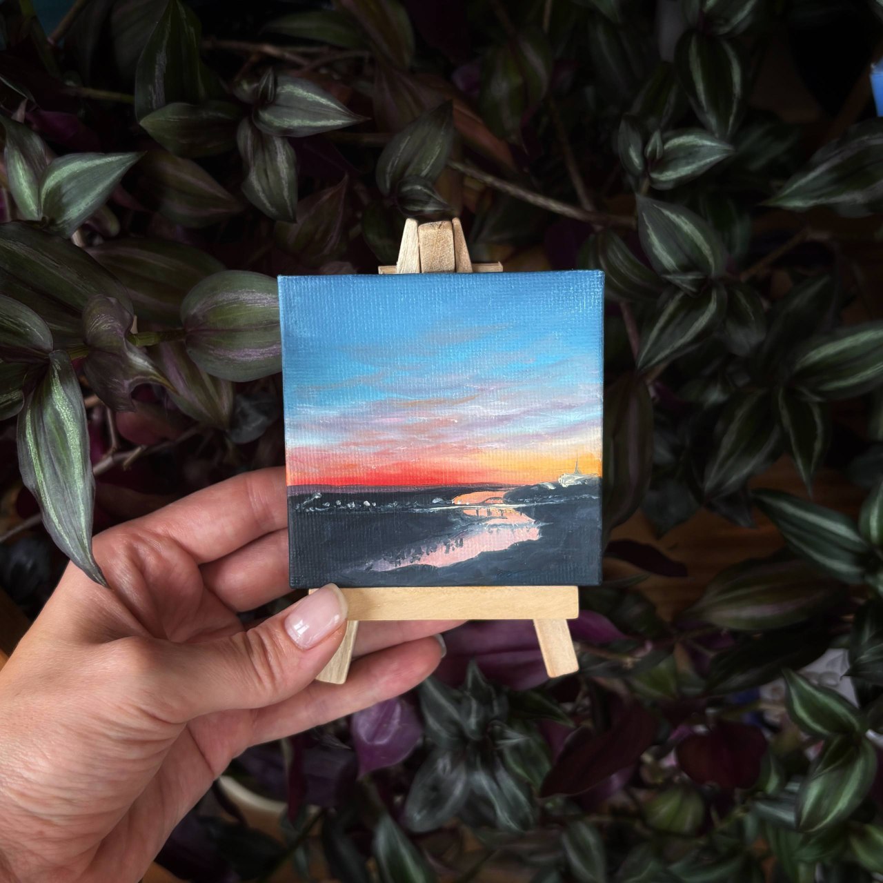 Закат на реке Белой